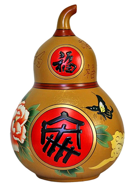大号葫芦陶瓷摆件招财摆设