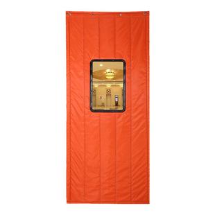 厂家定做棉门帘冬季加厚防水防风保温防寒牛津布皮革超强隔音帘子