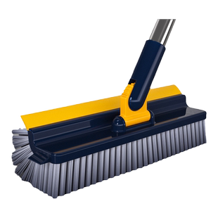 卫生间地板刷硬毛地缝清洁神器长柄洗地刷厕所瓷砖专用刮水器