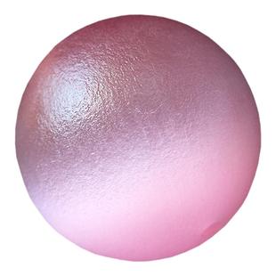 清代官造宫廷御用古法老琉璃猫眼 皇妃粉30mm 标本级朝珠项链配饰