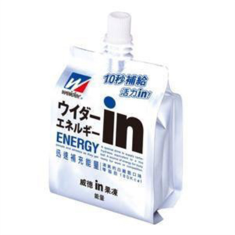 日本进口WeiDerIN威德打气啫喱水果能量果冻葡萄热情水果蜜桃休闲