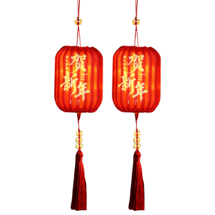新年小红灯笼2026新款马年装饰福字绿植树上挂饰春节过年氛围布置