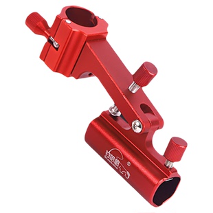 钓哈哈新款欧式钓椅大物炮台架通用钓鱼椅配件铝合金炮台座支架