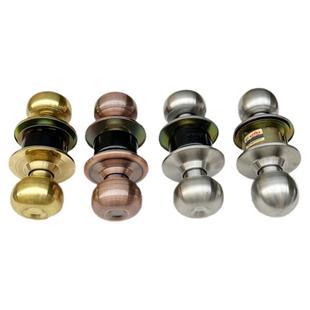 固安居通道锁球形门锁不锈钢室内通用型公共场所无钥匙孔过道锁具