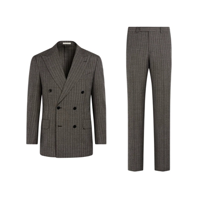 SUITSUPPLY深棕色西装套装