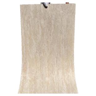 软质洞石板外墙仿贴皮装饰面板软石罗马软瓷超薄柔性石材天然岩板