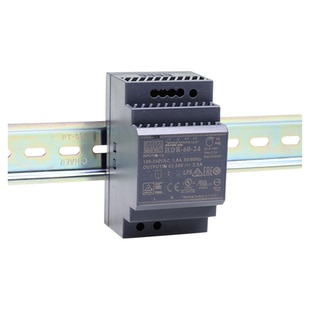 HDR-60明纬导轨式5V/12V/24V开关电源15/48导轨60W直流变压器DR60