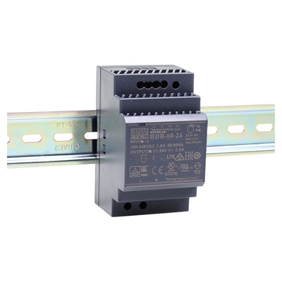 明纬60W导轨式开关电源5/12/24V