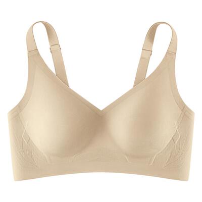 小辣同款菇娘家大胸显小无痕内衣