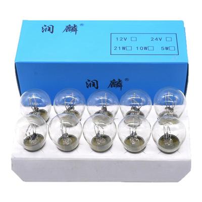 原厂12V汽车刹车灯泡转向灯双丝单丝单尾平角单尾高低脚24V货车灯