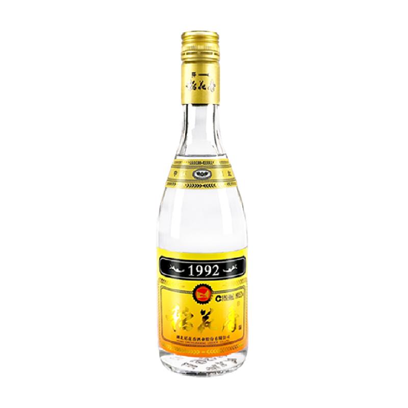 稻花香42度1992浓香型光瓶白酒500ml*12瓶整箱纯粮酒性价比口粮酒