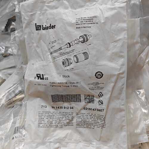议价德国binder宾得4芯连接器99143081204维修
