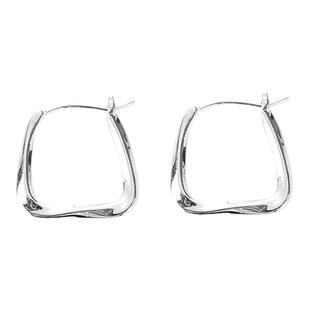 925纯银高级感耳坠法式耳环2025年新款潮耳圈韩国气质夏季耳钉女