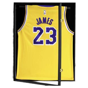 球衣收藏展示框免装裱相框定制收纳框足球篮球球服收藏展示相架