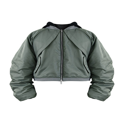 Fararchive弯刀连帽厚棉服夹克