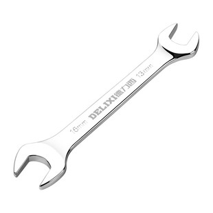 德力西开口扳手双头扳手呆扳手8-10超薄叉子工具套装14-17叉口19