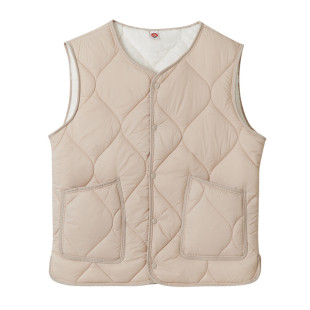 秋冬季中老年女士羽绒棉马甲保暖背心大码加厚加绒妈妈坎肩羊羔绒