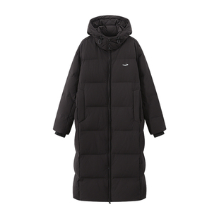 江南先生NewJNXS三防90白鸭绒侧摆可拉开长款过膝羽绒服冬男女款