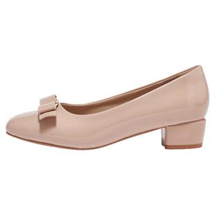 达芙妮裸色单鞋女粗跟2026新款春季法式高跟鞋女蝴蝶结玛丽珍女鞋