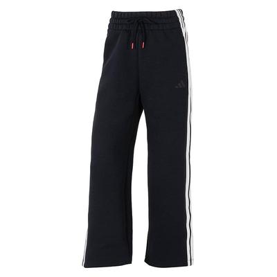 阿迪达斯阔腿裤长裤女2026冬季新款宽松休闲运动裤针织裤子JZ1642