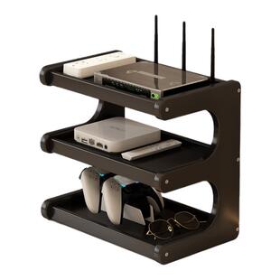 台面路由器放置架电视机顶盒置物架家用客厅wifi遥控器收纳盒架子
