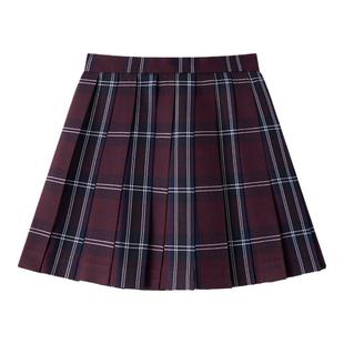 东京岁时记jk制服百褶裙原创正版日系校供感甜美可爱半裙赤鸢格裙