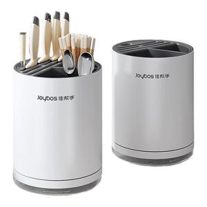 佳帮手旋转刀架置物架筷子刀具收纳架家用台面收纳菜刀筷子笼一体
