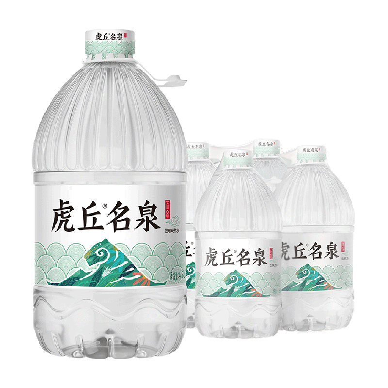 洞庭山虎丘名泉天然泉水5L*4桶*3包饮用水家用桶装水非矿泉水