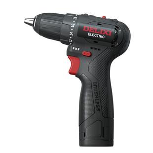 德力西电气16V双速无刷锂电钻无极变速电动螺丝刀家用充电式手钻