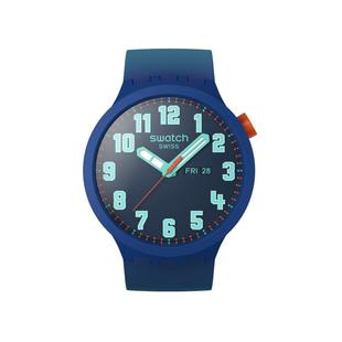 Swatch斯沃琪瑞士手表简约日历大表盘大学生运动石英腕表新年礼物