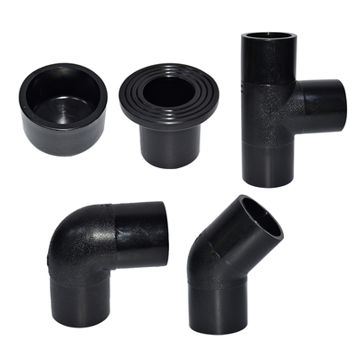 pe对接配件大全110三通弯头法兰