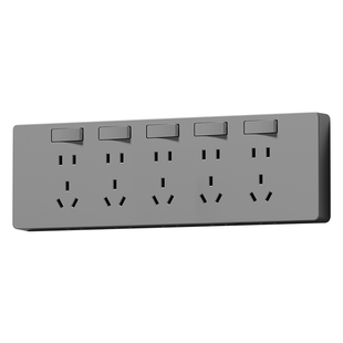 86型扩展式插座面板拓展多功能转换器暗装多孔家用免布线开关排插