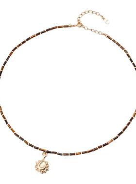 太阳吊坠日冕系列中性度假项链