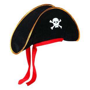 海盗帽成人儿童加勒比海盗表演 帽子  表演道具装扮海盗船长帽子