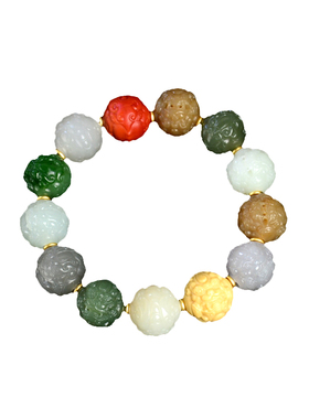 赤钰堂貔貅串珠手串和田玉天然