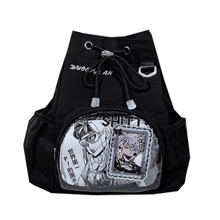 日系学院大容量双肩痛包百搭日常通勤甜美JK斜挎10cm娃包漫展追星