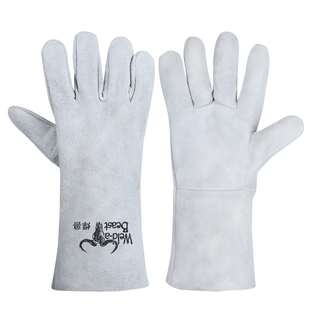 焊兽电焊手套牛皮耐高温焊工手套焊接防烫耐磨隔热长冬季劳保用品