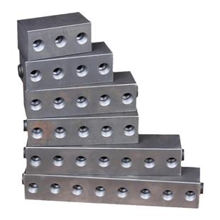 油路块集成块阀块阀组一分二同步阀块油路块分流阀块分流器现货