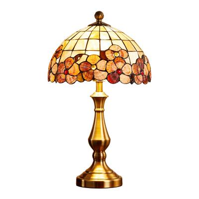 美式复古高级感蒂凡尼贝壳台灯