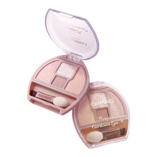 【新品】CANMAKE/井田四色卧蚕眼影盘高光提亮阴影细闪迷你综合盘