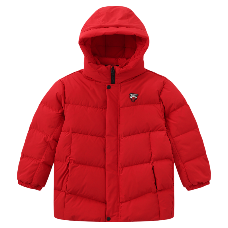 nbakids童装2025冬季新款男女童休闲纯色羽绒服保暖K254DW801P