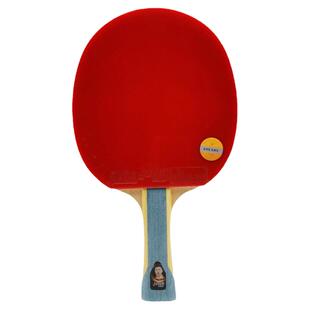 红双喜6星级T6002长柄横拍乒乓球拍双面反胶单支6006六星短柄直拍