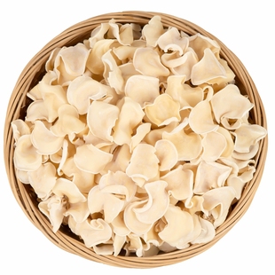 白玉木耳干货小碗耳无添加剂白色兔耳菌无根玉木耳白木耳特产级