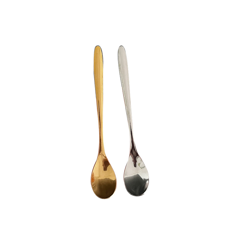 不锈钢小号勺子调料勺盐勺家用甜品咖啡搅拌勺短柄舀盐勺冰淇淋勺