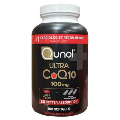 Qunol水脂溶还原辅酶Q10泛醇心肌