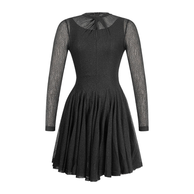 收腰显瘦a字裙短裙小黑裙女装