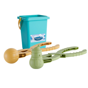 儿童雪球夹子玩雪工具小鸭子堆雪人打雪仗捏雪模具神器套装备玩具