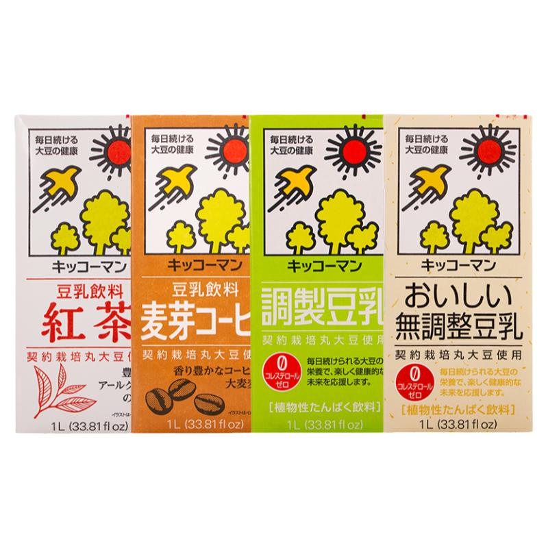 日本万字原味豆乳豆浆豆奶