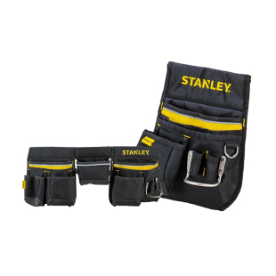 史丹利电工工具包多用途帆布袋结实耐用多功能腰包维修专用工具包