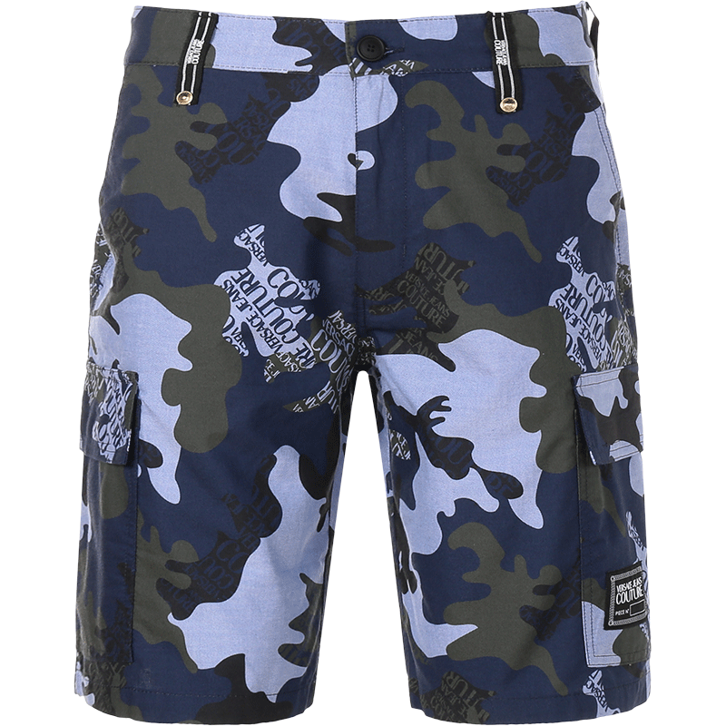 【自营】Versace Jeans Couture范思哲 男士短裤  SR485直筒迷彩